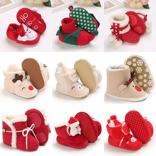 Christmas Warm Soft Shoes - Love Bug Shoes