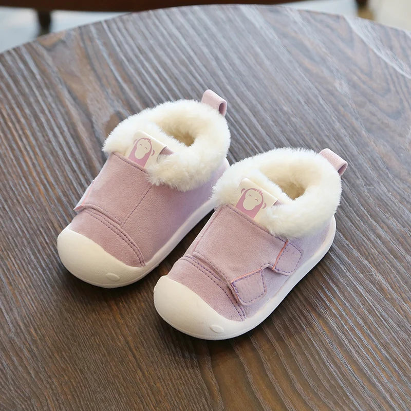 Winter Warm  Infant Toddler Soft Boots - Love Bug Shoes