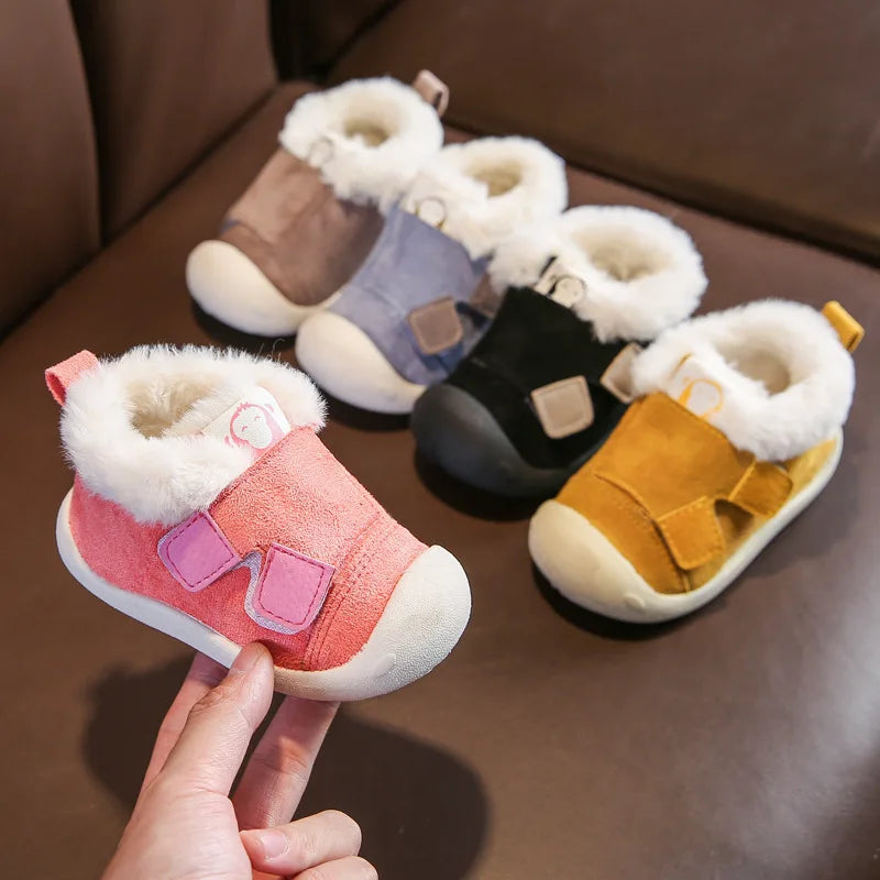 Winter Warm  Infant Toddler Soft Boots - Love Bug Shoes