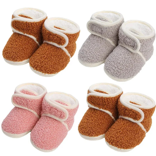 Newborn Baby Girls Winter Boots - Love Bug Shoes