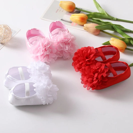 Newborn Baby Girl Flats Shoes - Love Bug Shoes