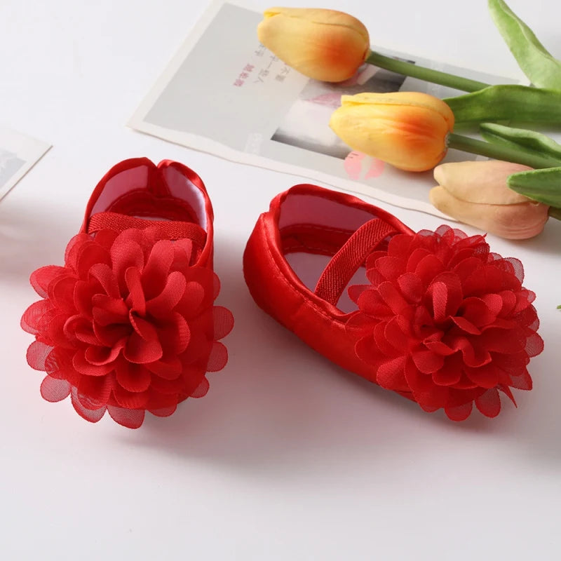 Newborn Baby Girl Flats Shoes - Love Bug Shoes