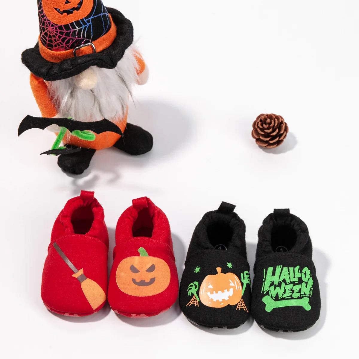 Halloween Glow-in-the-Dark Pumpkins Fun Baby Toddler Shoes